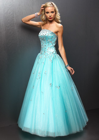 baby blue prom dresses